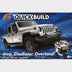 Airfix Quick Build - Jeep Gladiator Bil Byggest - 21 Cm - J6039
