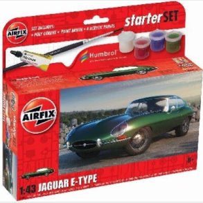 Airfix - Starter Set - Jaguar E-type Byggest - 1:43 - Ja55009