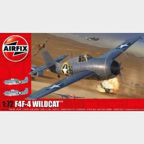 Airfix - F4f-4 Wildcat Fly Byggest - 1:72 - A02070a
