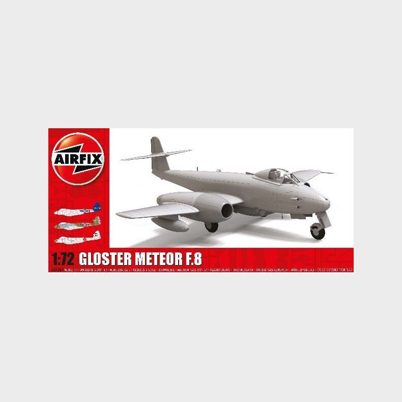 Airfix - Gloster Meteor F8 Modelfly Byggest - 1:72 - A04064