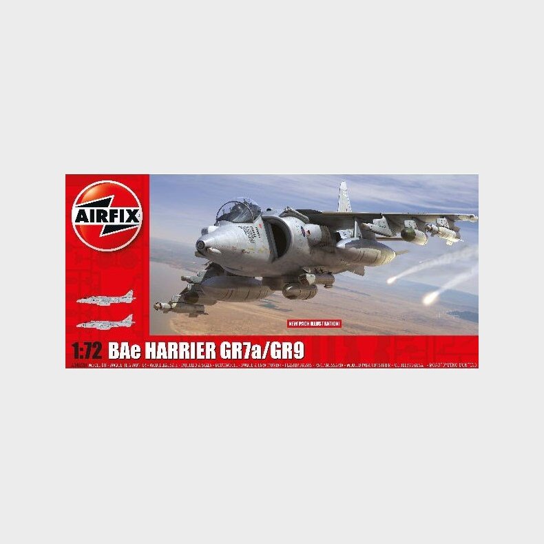 Airfix - Bae Harrier Fly Byggest - 1:72 - A04050a