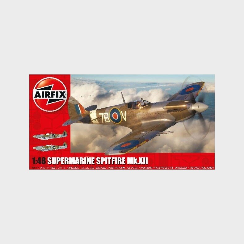 Airfix - Supermarine Spitfire Mk.xii Fly Byggest - 1:48 - A05117a