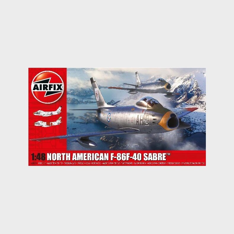 Airfix - North American F-86f-40 Fly Byggest - 1:48 - A08110