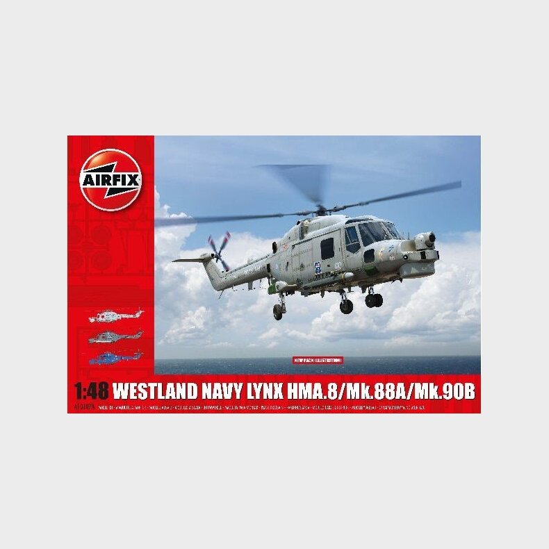 Airfix - Westland Lynx Helikopter Byggest - 1:48 - A10107a