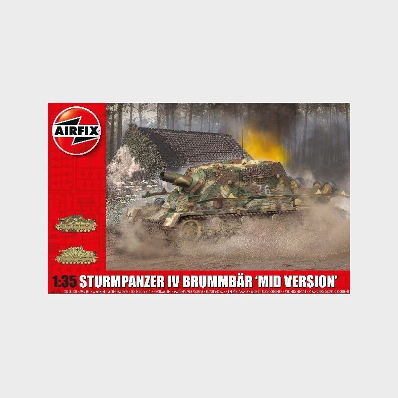 Airfix - Sturmpanzer Iv Tank Byggest - 1:35 - A1376