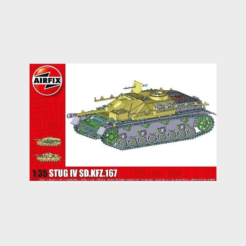 Airfix - Stug Iv Sd Kfz 167 Model Tank Byggest - 1:35 - A1377