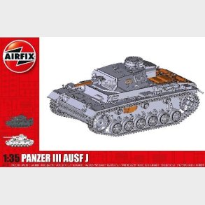 Airfix - Panzer Iii Ausf J Modeltank Byggest - 1:35 - A1378