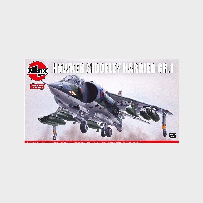 Airfix - Hawker Siddeley Harrier Gr.1 - Vintage Classics - 1:24 - A18001v