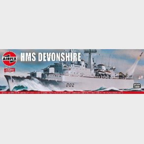 Airfix - Hms Devonshire Skib Byggest - 1:600 - A03202v