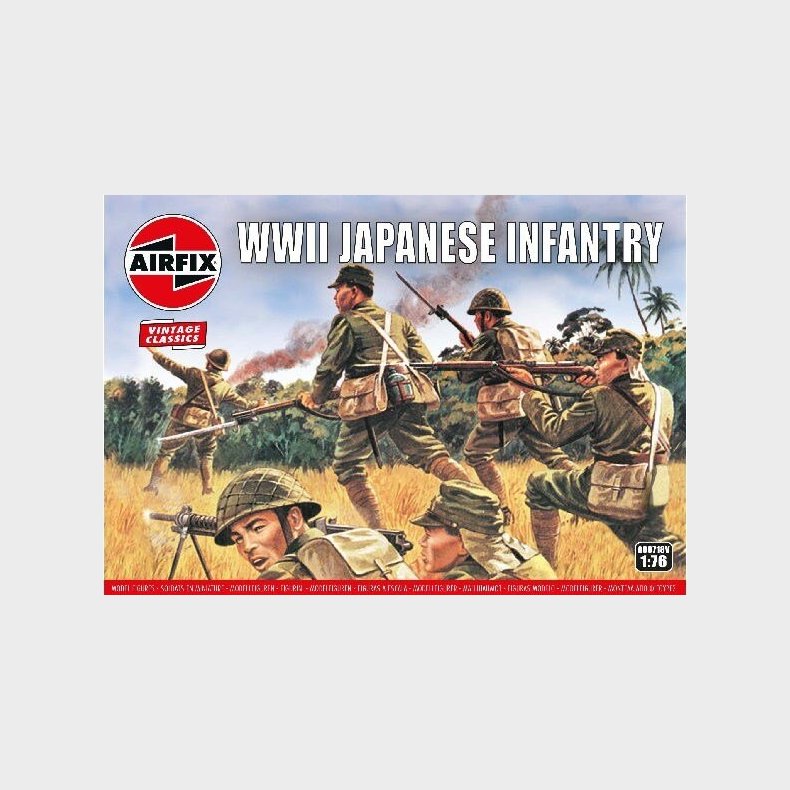 Airfix - Wwii Japanese Infantry - Vintage Classics - 1:76 - A00718v