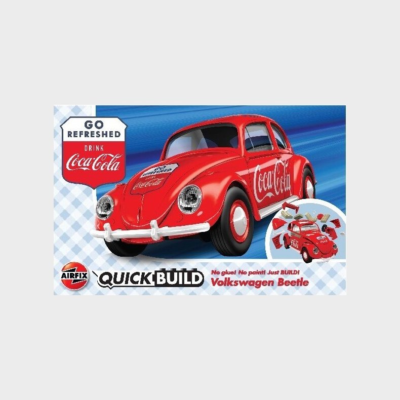 Airfix - Quick Build - Coca-cola Vw Beetle - J6048