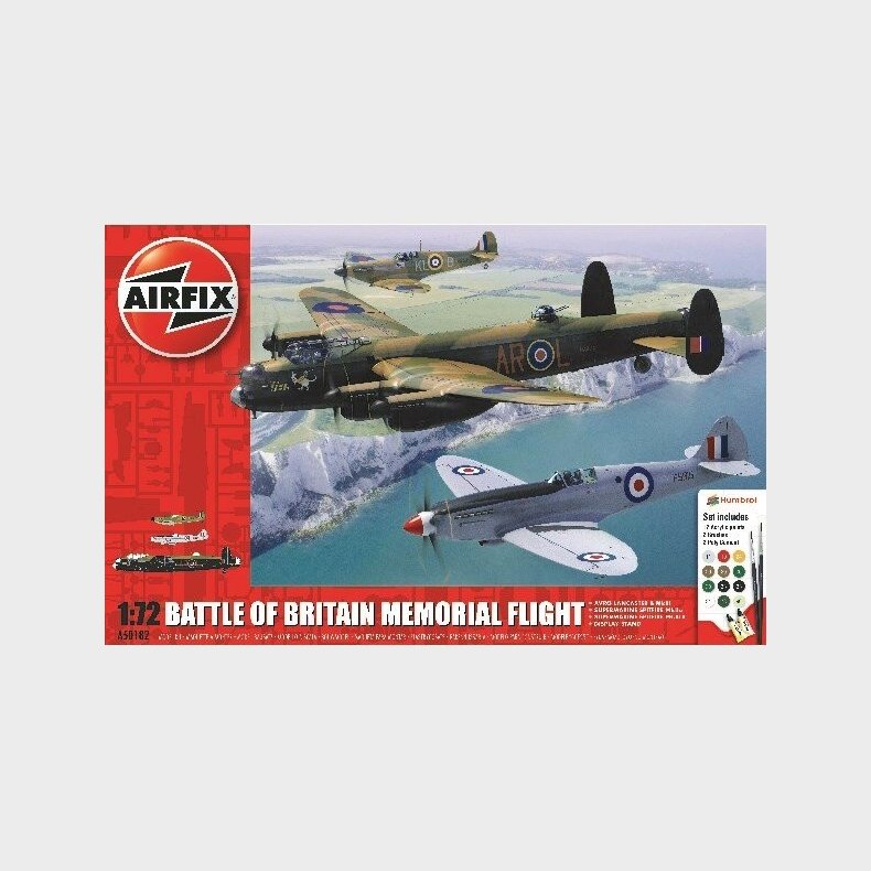 Airfix - Battle Of Britain Memorial Flight Byggest - 1:72 - A50182