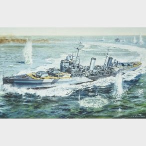 Airfix - Hms Belfast Skib Byggest - 1:600 - A50069