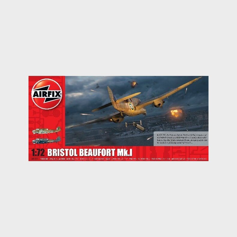 Airfix - Bristol Beaufort Fly Byggest - 1:72 - A04021