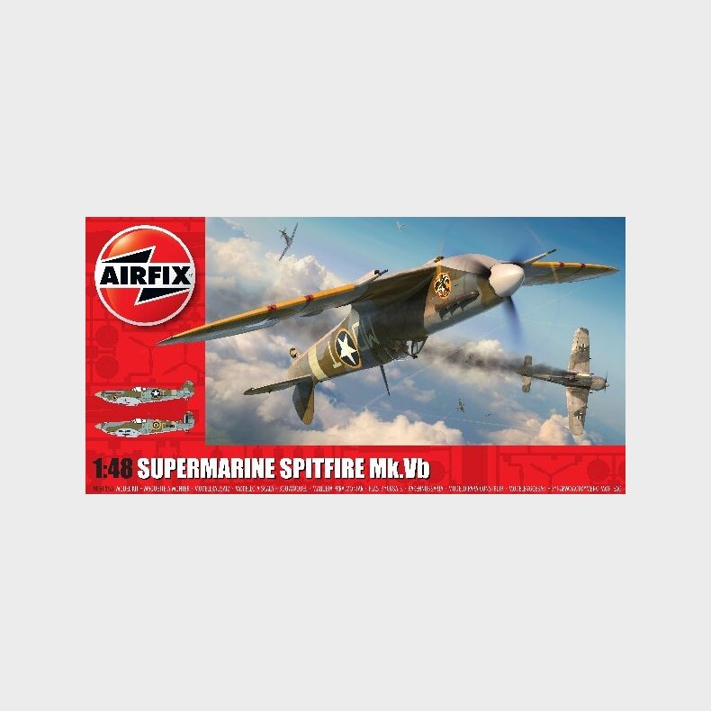 Airfix - Supermarine Spitfire Mk.vb Fly Byggest - 1:48 - A05125a