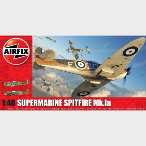 Airfix - Supermarine Spitfire Mk1a Fly Byggest - 1:48 - A05126a