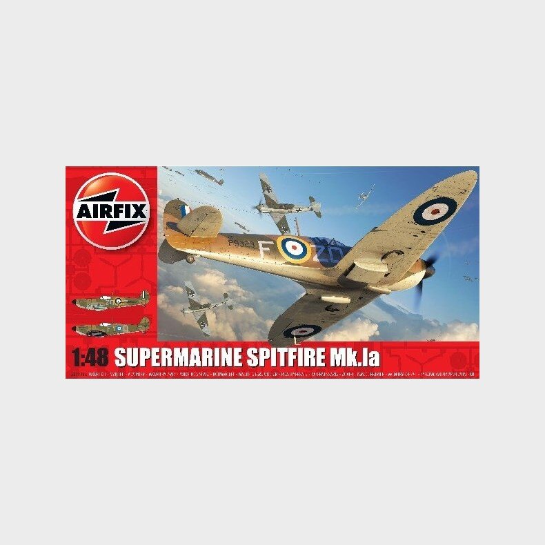 Airfix - Supermarine Spitfire Mk1a Fly Byggest - 1:48 - A05126a