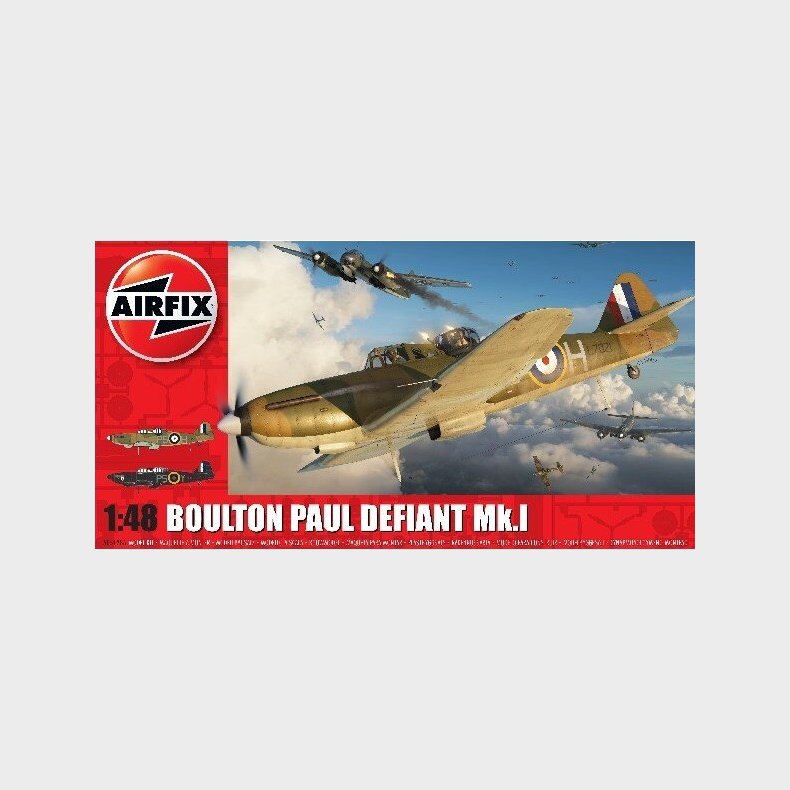 Airfix - Boulton Paul Defiant Mk.i Modelfly Byggest - 1:48 - A05128a