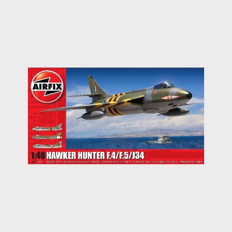 Airfix - Hawker Hunter Fly Byggest - 1:48 - A09189