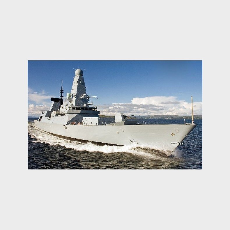 Airfix - Type 45 Destroyer Skib Byggest - 1:350 - A12203