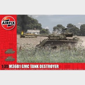 Airfix - M36b1 Gmc Tank Destroyer Byggest - 1:35 - A1356