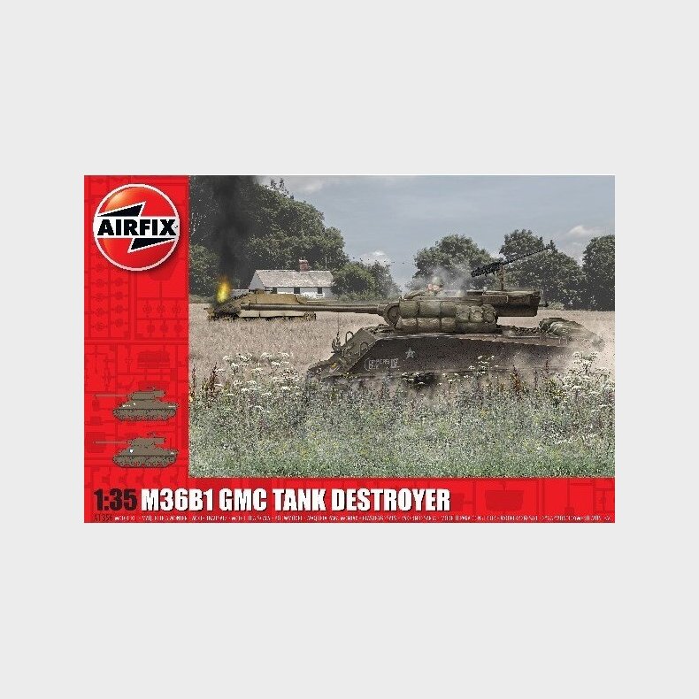 Airfix - M36b1 Gmc Tank Destroyer Byggest - 1:35 - A1356