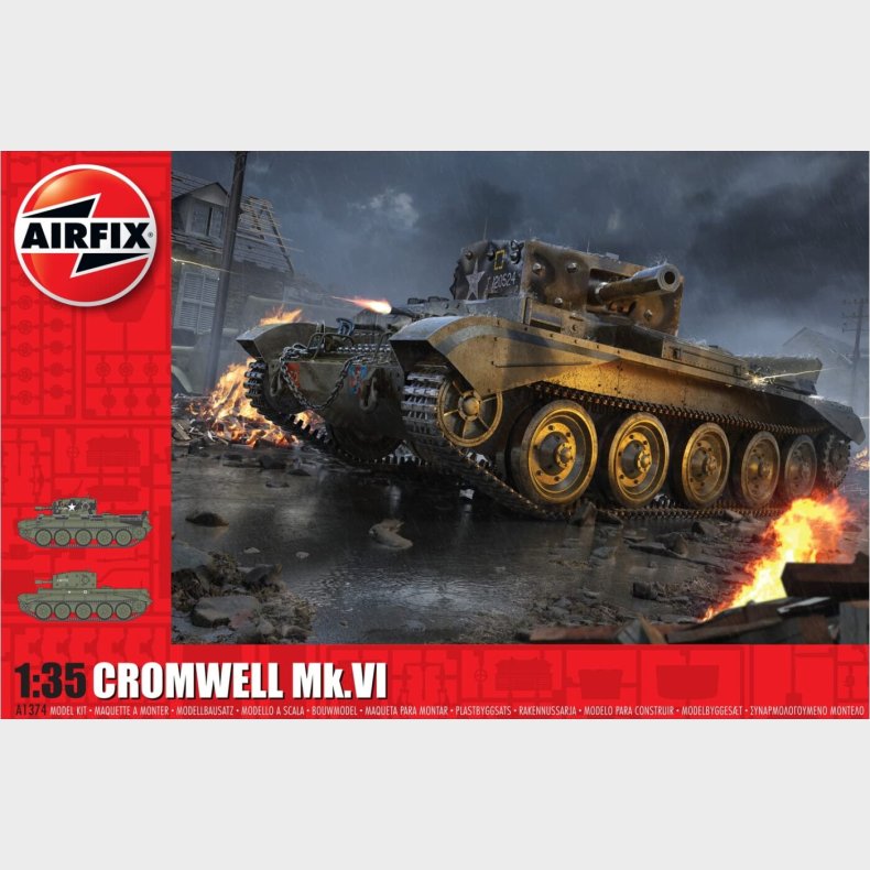 Airfix - Cromwell Mk.vi Tank Byggest - 1:35 - A1373