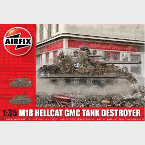 Airfix - M18 Hellcat Gmc Tank Byggest - 1:35 - A1371