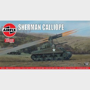 Airfix - Sherman Calliope Tank Byggest - Vintage Classics - 1:76 - A02334v