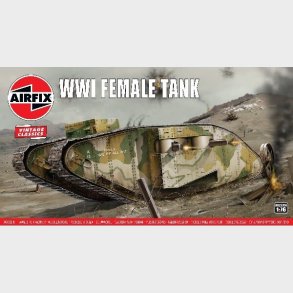 Airfix - Wwi Female Tank Byggest - Vintage Classics - 1:76 - A02337v