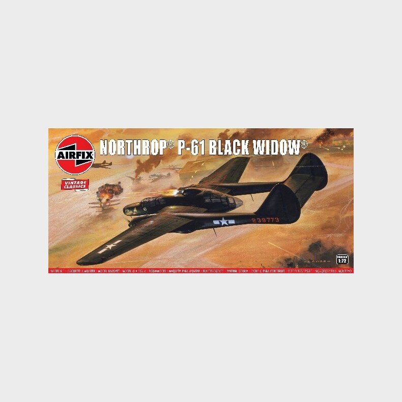 Airfix - Northrop P-61 Black Widow Fly Byggest - 1:76 - A04006v