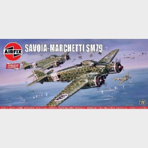 Airfix - Savoia Marchetti Sm79 Fly Byggest - 1:72- Vintage Classics - A04007v