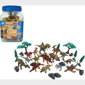 Dinosaur Figurer - 30 Stk I Btte - Med Ar Funktion - Wenno