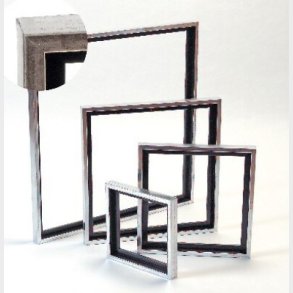 Svveramme Til Lrred - 14x18 Cm - Tr Antik Silverlook - Artino