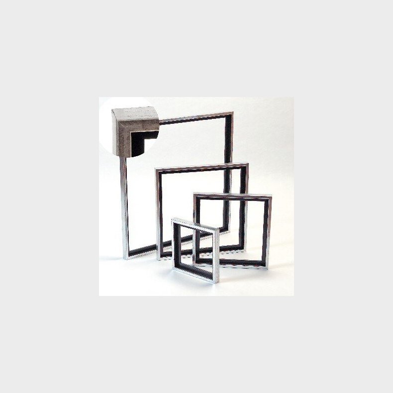 Svveramme Til Lrred - 15x15 Cm - Tr Antik Silverlook - Artino