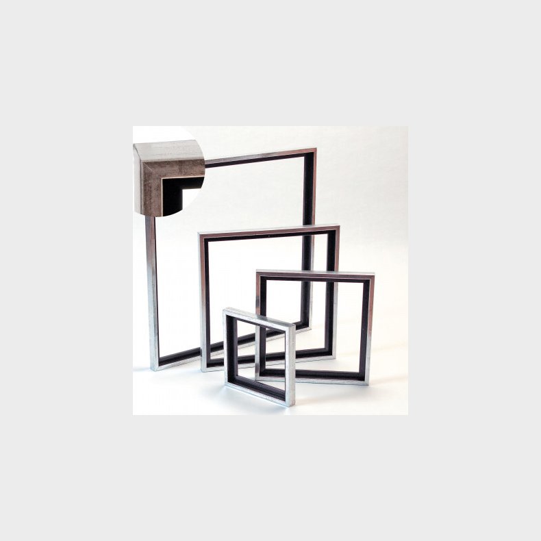 Svveramme Til Lrred - 30 X 40 Cm - Tr Antik Silverlook - Artino