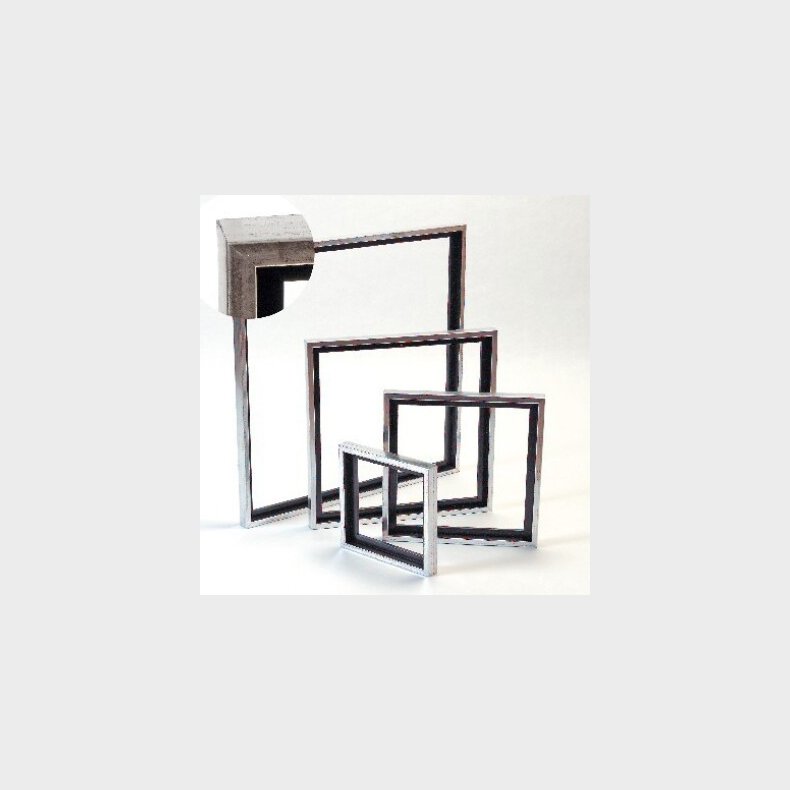 Svveramme Til Lrred - 40 X 40 Cm - Tr Antik Silverlook - Artino