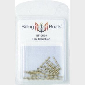 Billing Boats Fittings - Gelndersttte - 20 Mm - 3 Huller - 20 Stk