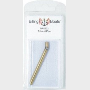 Billing Boats Fittings - Udstdningsrr - 6 X 75 Mm