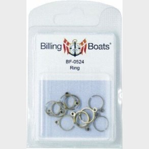 Billing Boats Fittings - Ringe - 11 Mm - 10 Stk
