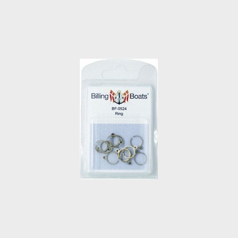 Billing Boats Fittings - Ringe - 11 Mm - 10 Stk