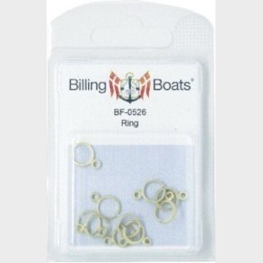 Billing Boats Fittings - Ringe - 9 Mm - 10 Stk
