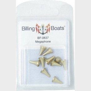 Billing Boats Fittings - Megafon - 12 Mm - 10 Stk