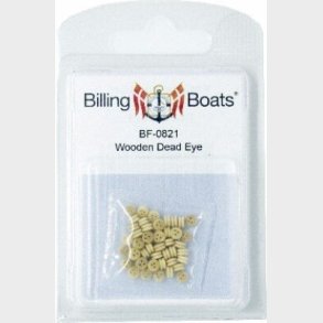 Billing Boats Fittings - Jomfru / Deadeye - 3 Mm - 50 Stk