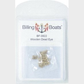 Billing Boats Fittings - Jomfru / Deadeye - 2 Mm - 50 Stk