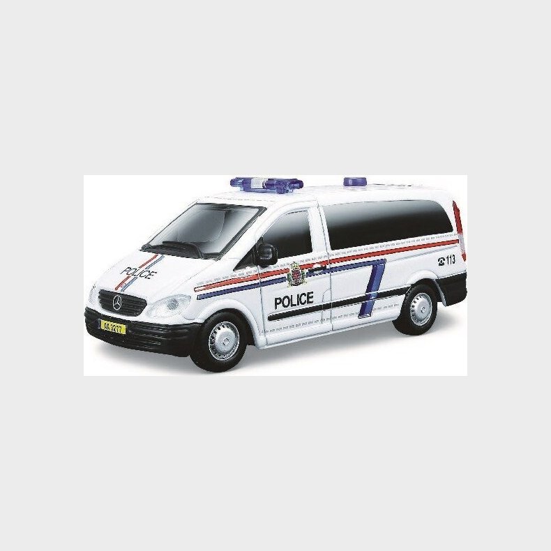 Bburago - Mercedes Benz Politibil - 1:50