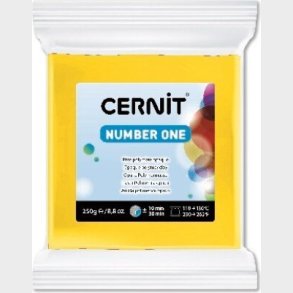 Cernit - Modellervoks - Number One - Gul 250 G