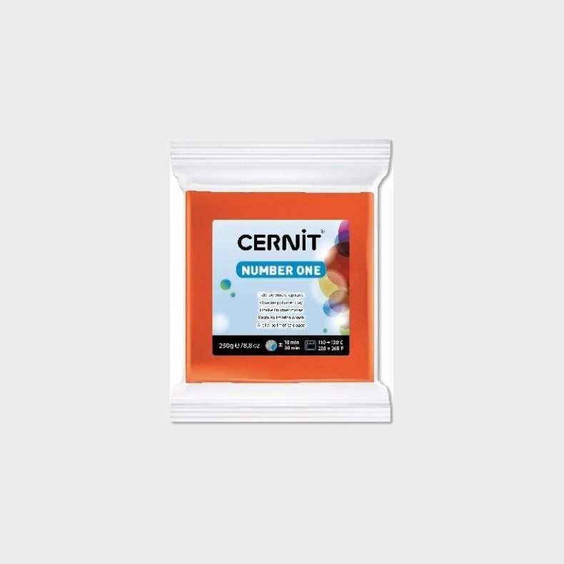 Cernit - Modellervoks - Number One - Orange 250 G