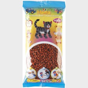 Hama Midi Perler - Mellem Brun - 6.000 Stk - 205-20