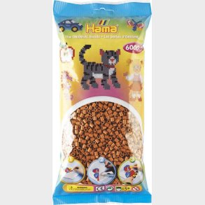 Hama Midi Perler - Lys Brun - 6.000 Stk - 205-21